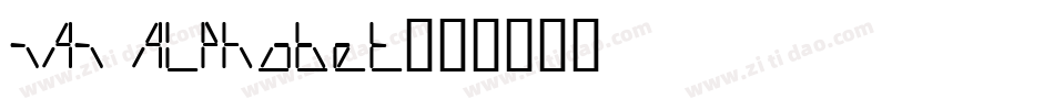 iAi Alphabet字体转换